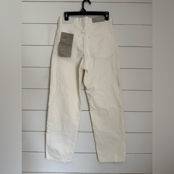 Everlane Womens The Painter Jean Bone White Size sz 27NWT $128 - Picture 10 of 13